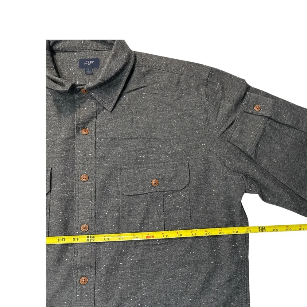 J. Crew Charcoal Button-Down Shirt Men’s XL‎